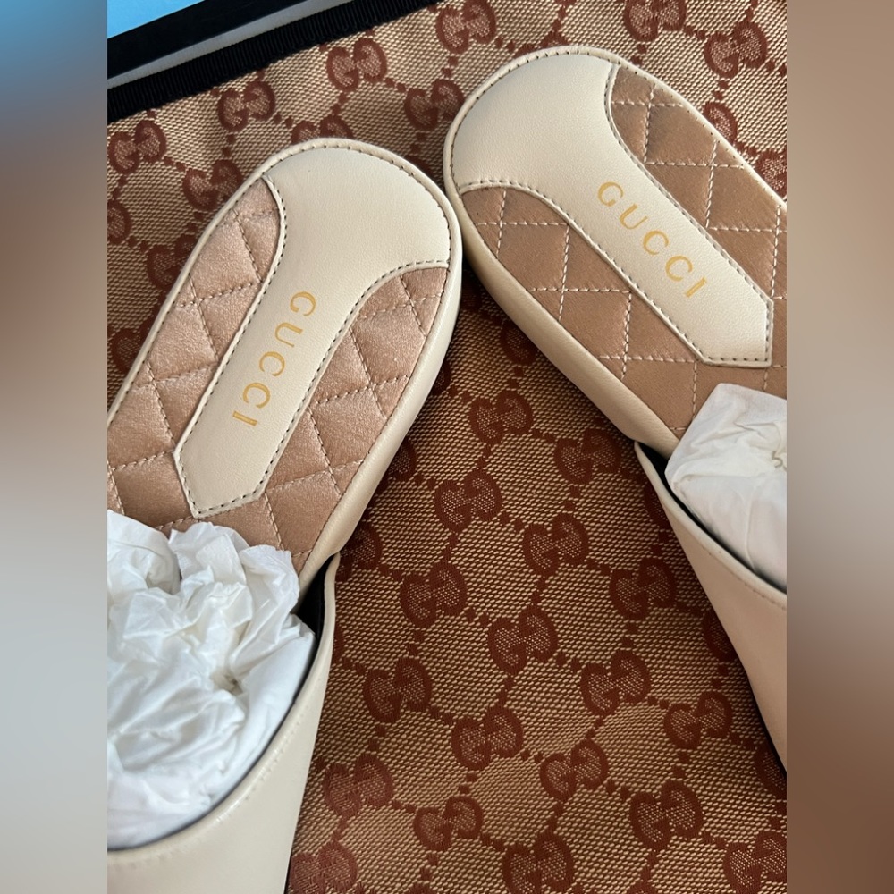 ⚾️🗽 Limited Edition NY Yankees Gucci Princetown Mules🗽⚾️ - Picture 3 of 9